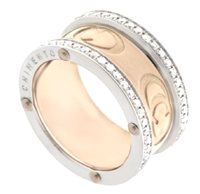 Ring Chimento Woman Logo in Rose Gold Diamante 82431267